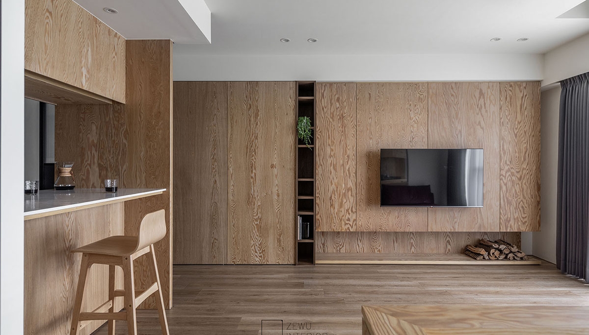 住宅空間室內設計案例：木之屋